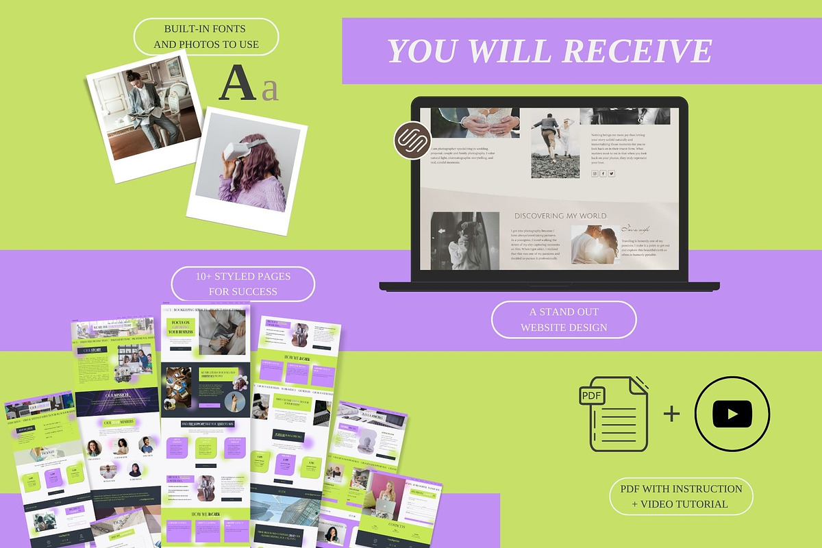 Squarespace 7.1 Website Template preview 6