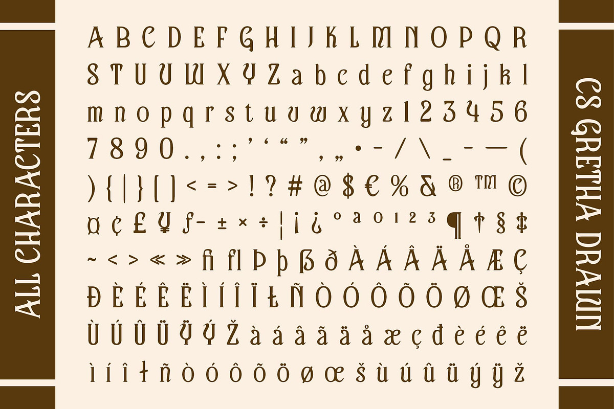CS Gretha Drawn, a Serif Font by Craft Supply Co. (Photo 8 of 8)