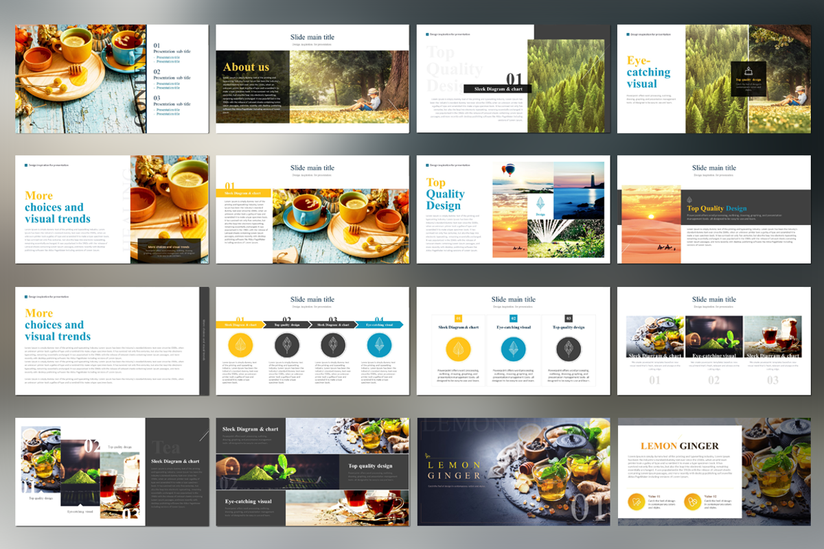 Tea Presentation Template, a Presentation Template by GoodPello
