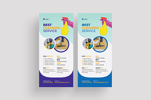 Cleaning Service Rack Card