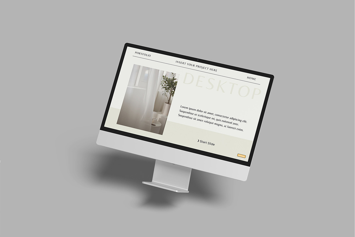 Desktop Screen Mockup, a Device Mockup by lamorastudio (Photo 8 of 11)