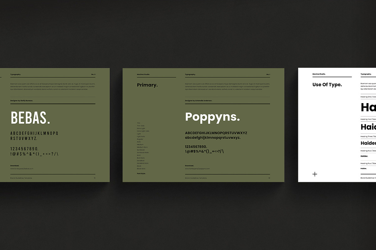 Brand Guidelines, a Brochure Template by Occy Design (Photo 4 of 10)