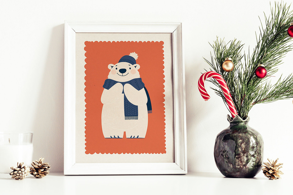 Modern Christmas.2 | WallArt Creator, an Object Graphic by Leleka.Store (Photo 8 of 20)