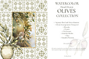 Watercolor Olives collection, a Graphic by MayaNavits (Thumbnail 2 of 25)