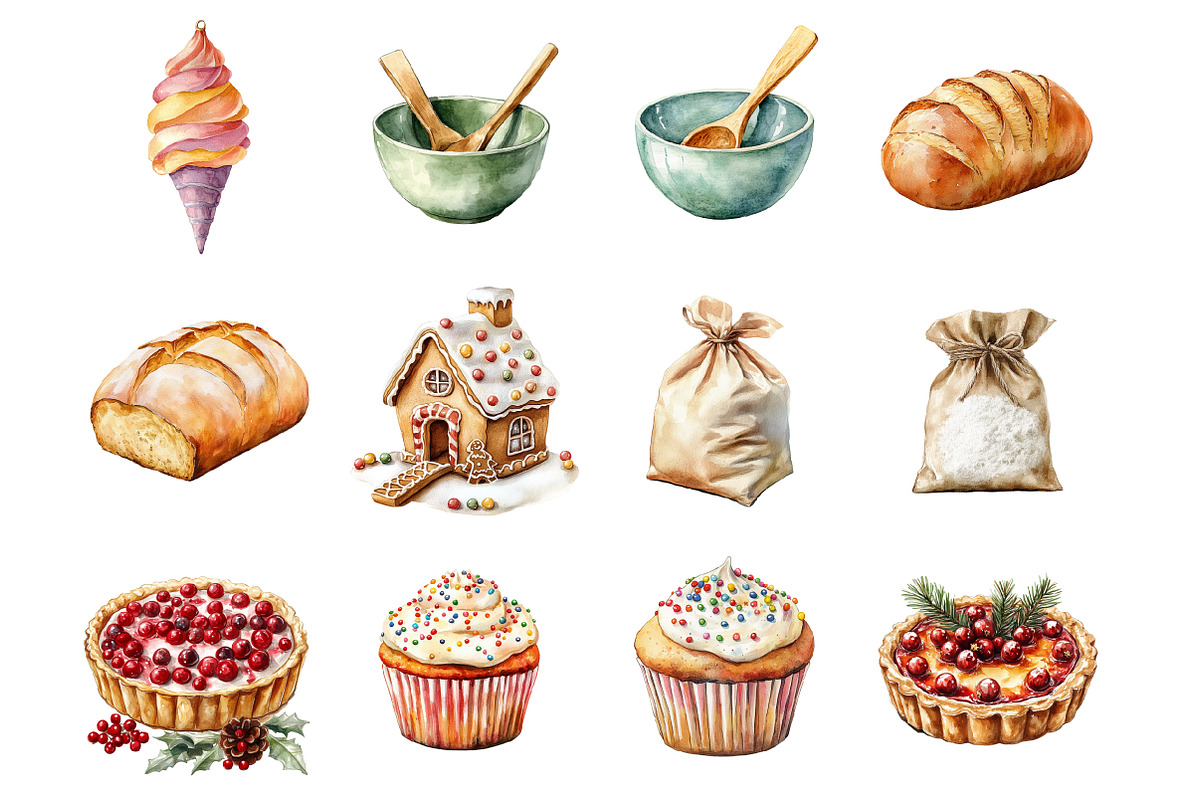 Holiday Baking, an Illustration by Design Market (Photo 4 of 4)