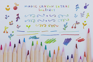 Magic Crayon SVG Color Font