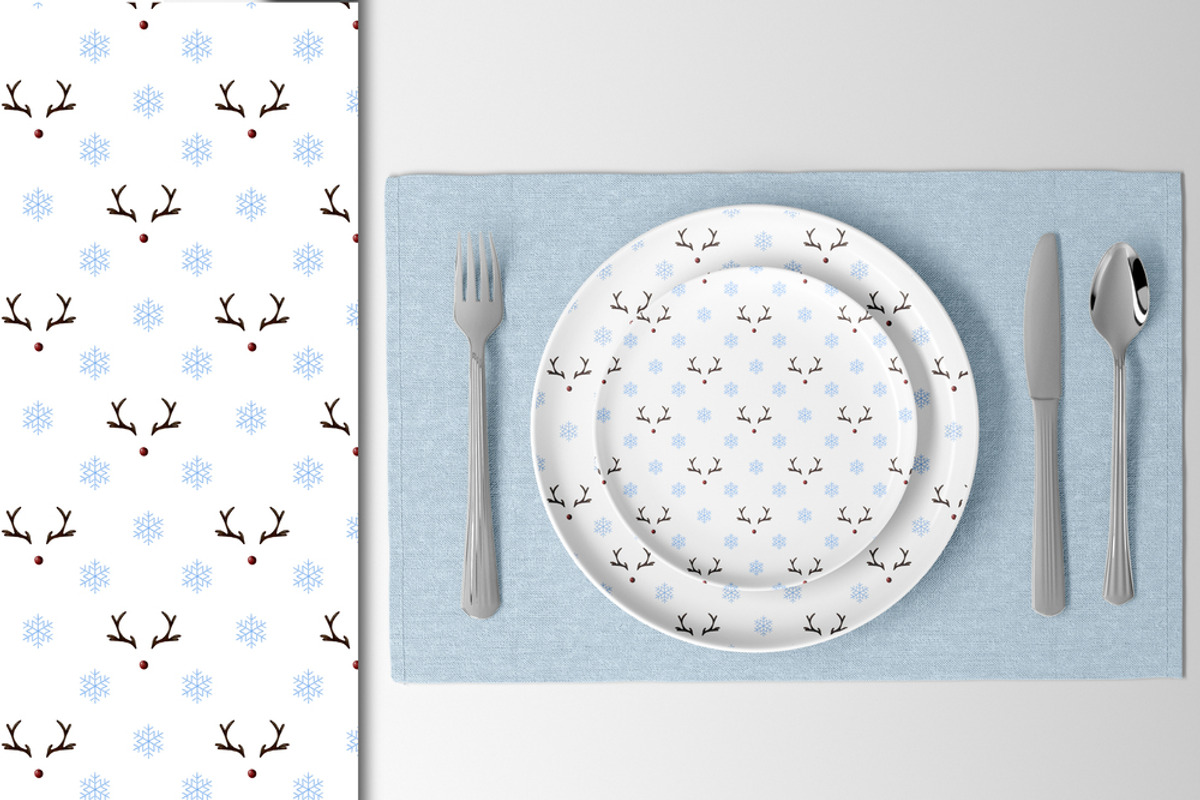 Christmas seamless patterns set, a Pattern Graphic by Dreamline Desings (Photo 7 of 10)