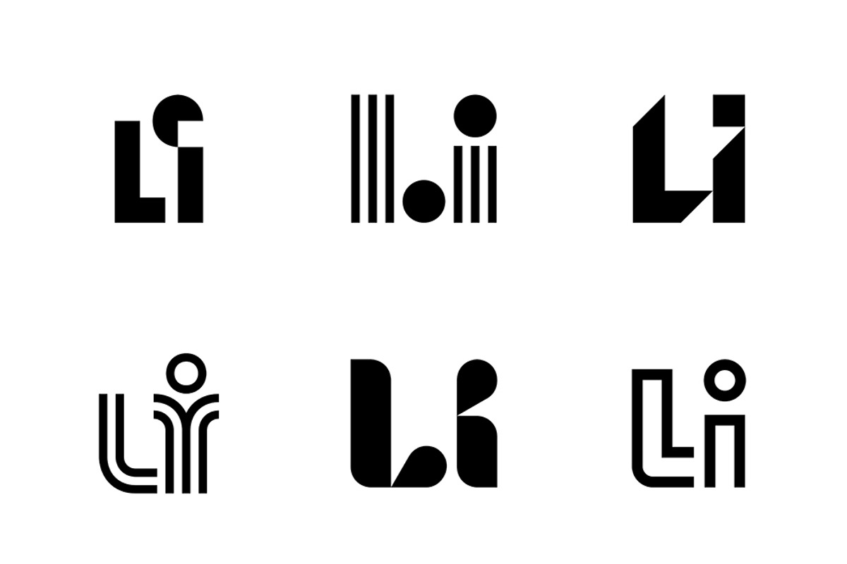 Set of letter LI logos, an Object Graphic by NataliiaVolyk