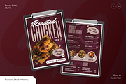 Roasted Chicken Menu, a Flyer Template by Annora Studio (Thumbnail 1 of 6)