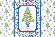 Mahjong Christmas Tree Watercolor, an Icon by LABFcreations (Thumbnail 1 of 4)