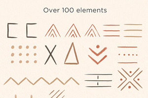 Desert Boho Illustrations & Patterns