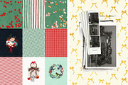 100 Christmas Backgrounds, a Background Graphic by PaperJamLab (Thumbnail 8 of 18)