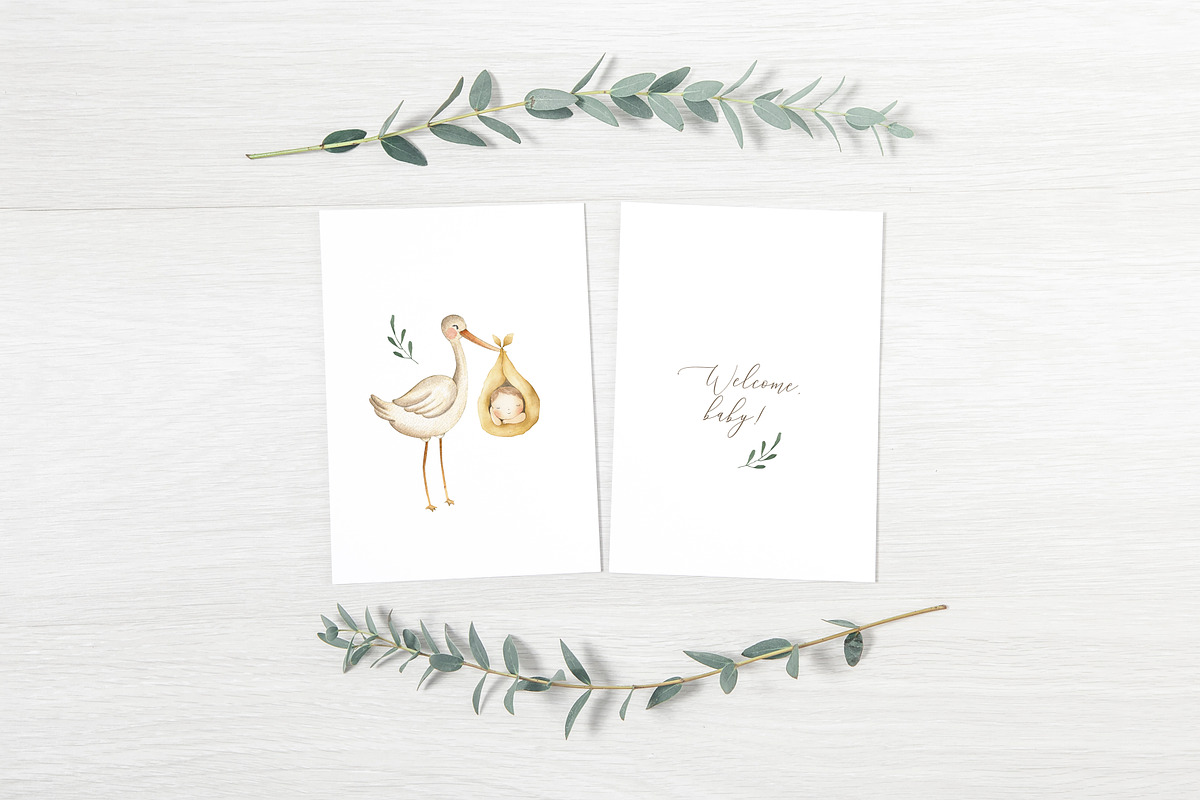 Welcome Baby, an Illustration by Flora+Bear (Photo 7 of 7)