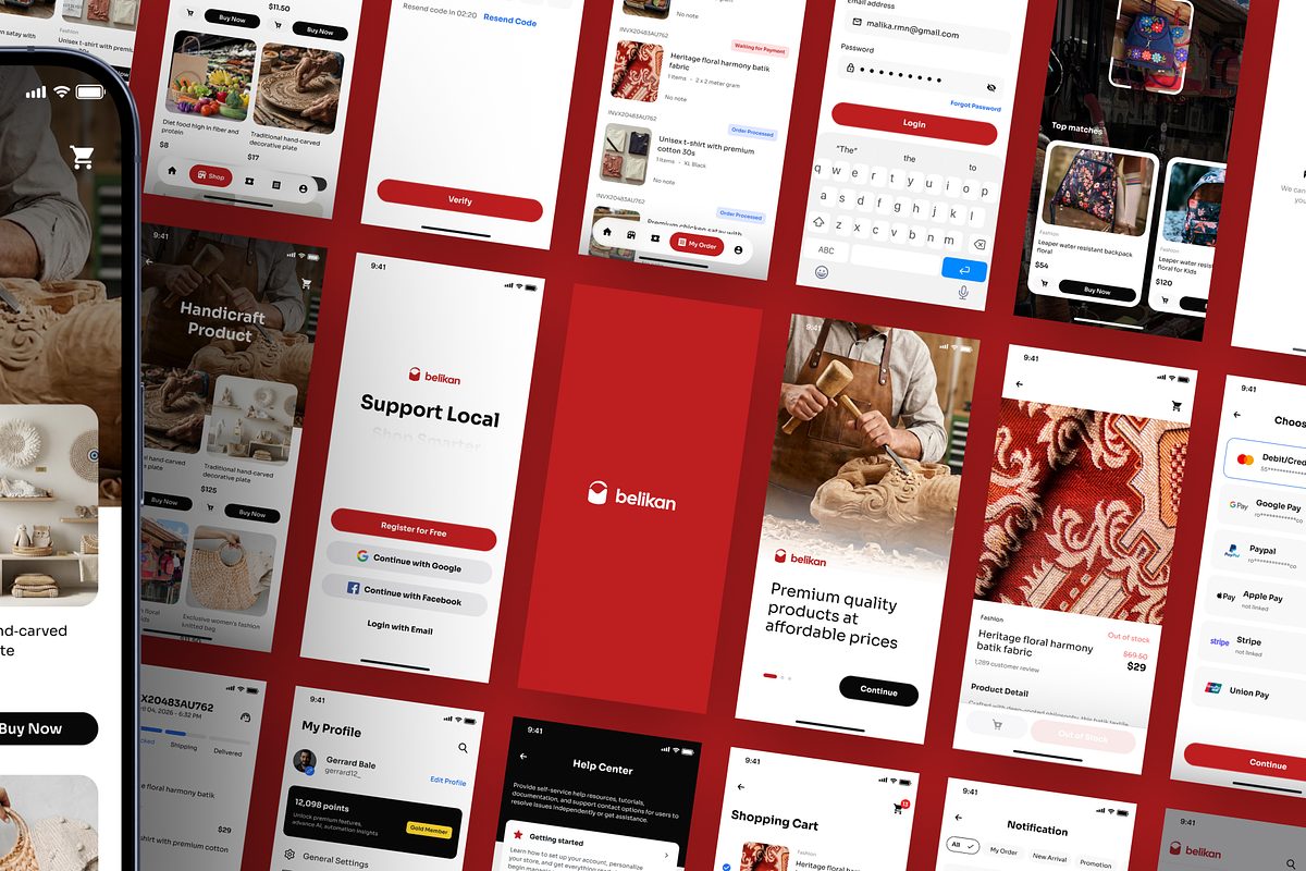 Belikan - Small Medium E-Commerce, an UI Kit Template by Agensip Design Agency (Photo 2 of 10)