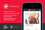 Tinderonic - Tinder Starter Theme fo, a HTML Template by Audacitus (Thumbnail 1 of 4)