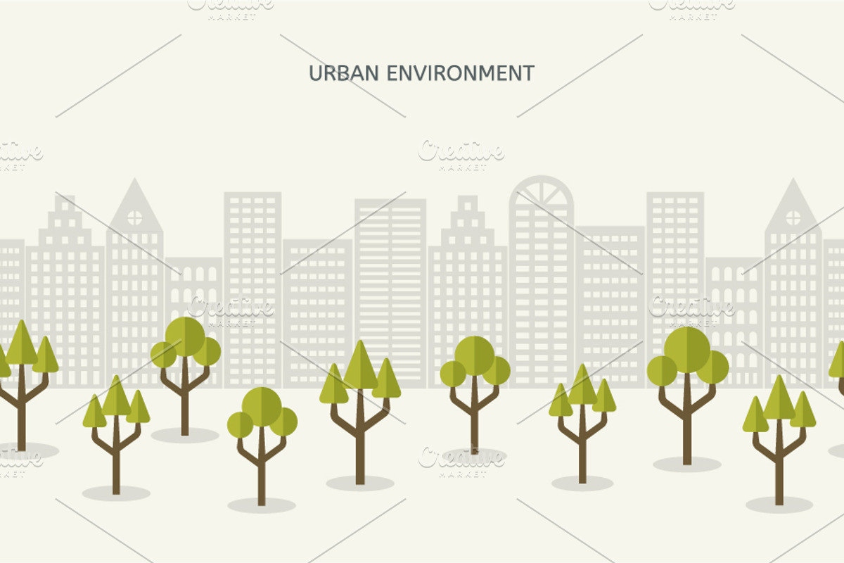 6 Ecologic Concepts Set, an Education Illustration by Olha Kostiuk (Photo 6 of 6)