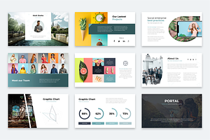 Portal Modern Powerpoint Template