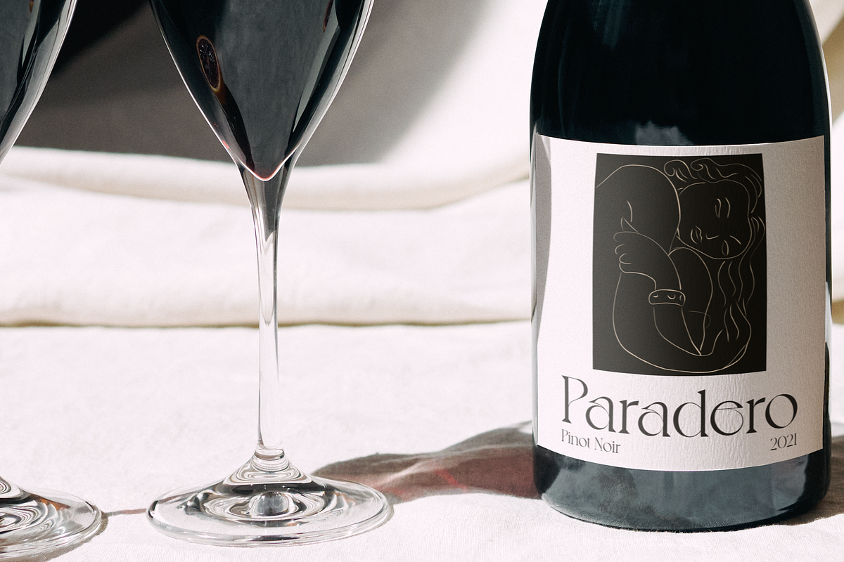 Wine Bottle & Label Mockup, a Product Mockup by Studio Black Cat (Photo 3 of 4)