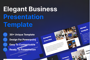 Modern Elegant Corporate Business, a Social Media Template by Ink Gallery