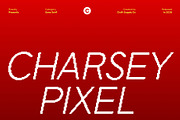 Charsey Pixel, a Sans Serif Font by Craft Supply Co. (Thumbnail 1 of 8)