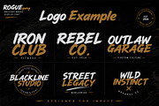 Roguegang Brush Font, a Handwritten Font by cocodesign (Thumbnail 3 of 8)