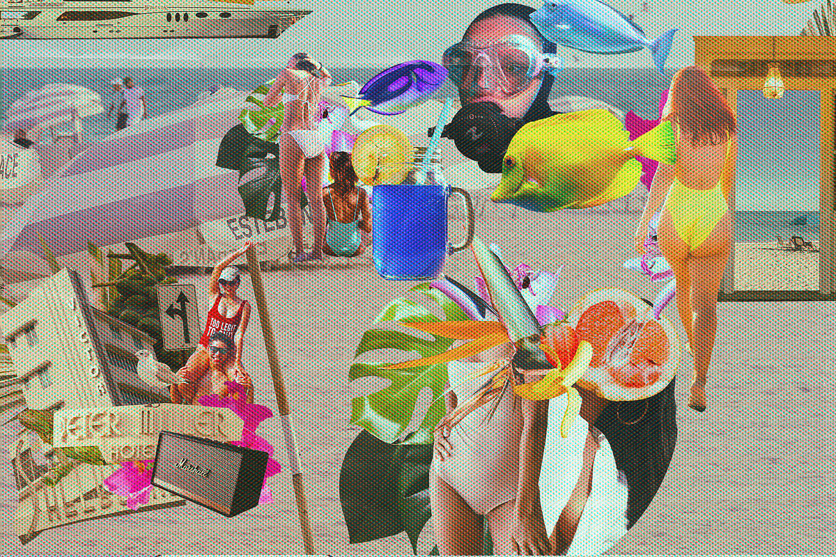 Miami Beach Collage Elements, an Object Graphic by nadispasibenko (Photo 20 of 31)