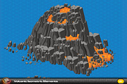 Volcano Isometric Elements, an Illustration by quicky (Thumbnail 1 of 2)