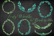 BUNDLE of Watercolor Leaves Clipart, an Illustration by Essem Creatives (Thumbnail 3 of 4)