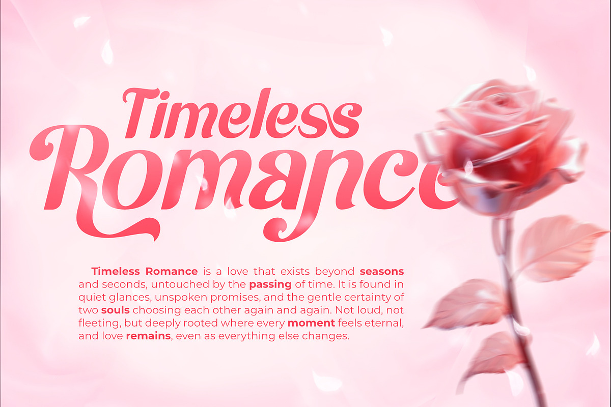 Blessyra - Sans Serif Display Font, a Sans Serif Font by Rishsketch (Photo 3 of 15)