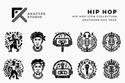 Black Hip Hop Collection, a Solid Icon by Akatype Studio (Thumbnail 1 of 3)