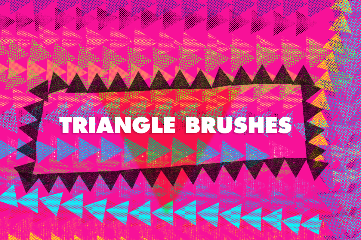 Triangle Brush Photoshop, a Brush Add-On by Simplex Opera (Photo 2 of 5)