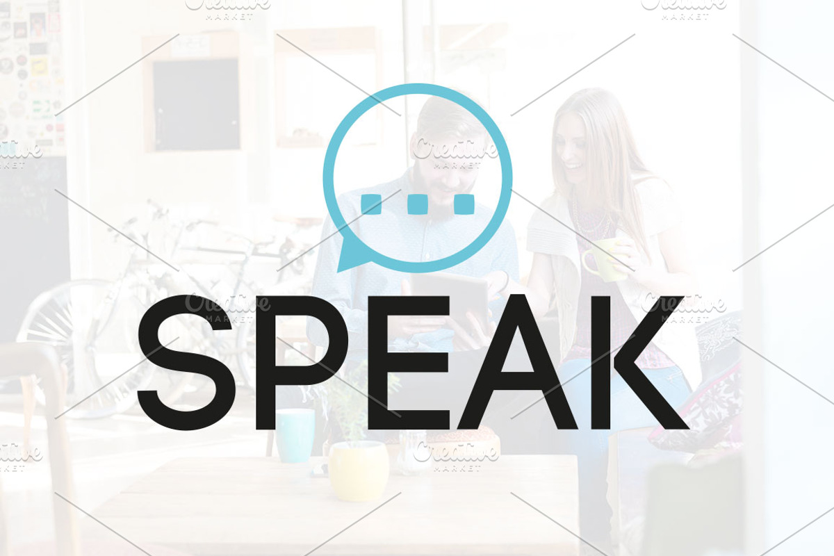 Speak Logo, a Branding & Logo Template by Luis Quesada Design (Photo 2 of 4)