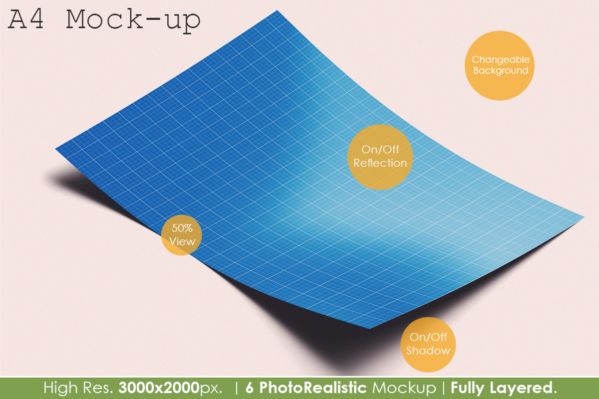 A4 Mockup, a Print Template by MahmoudRafik (Photo 1 of 14)