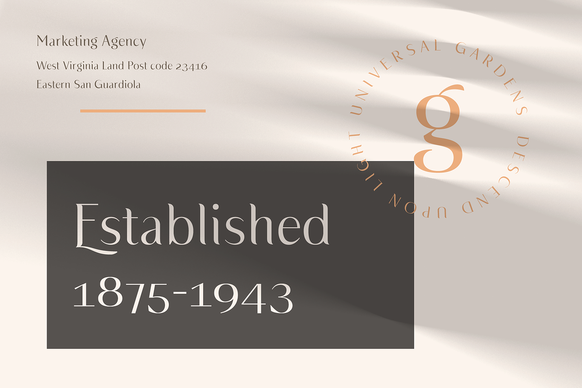 Florania; Elegant Font, a Sans Serif Font by Eko Bimantara (Photo 7 of 13)