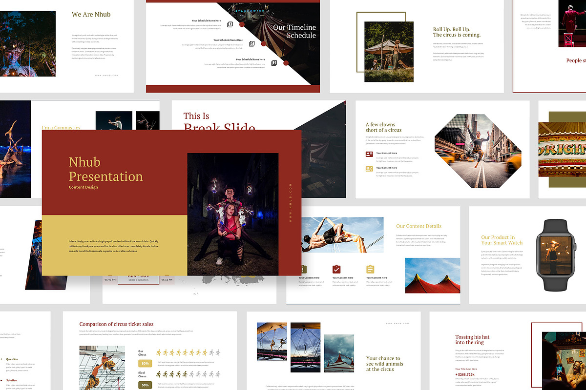 Nhub : Entertainment Bizz Keynote, a Presentation Template by Punkl Camp (Photo 1 of 16)