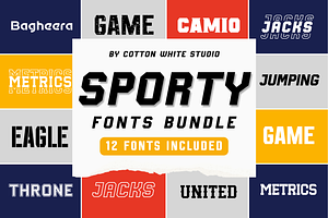 The Sporty Font Bundle, a Sans Serif Font by Sofia Skoog