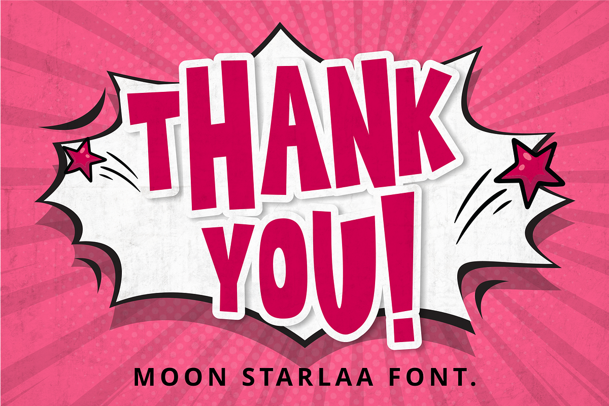 Moon Starlaa Font, a Handwritten Font by Mabhal Studio (Photo 9 of 9)