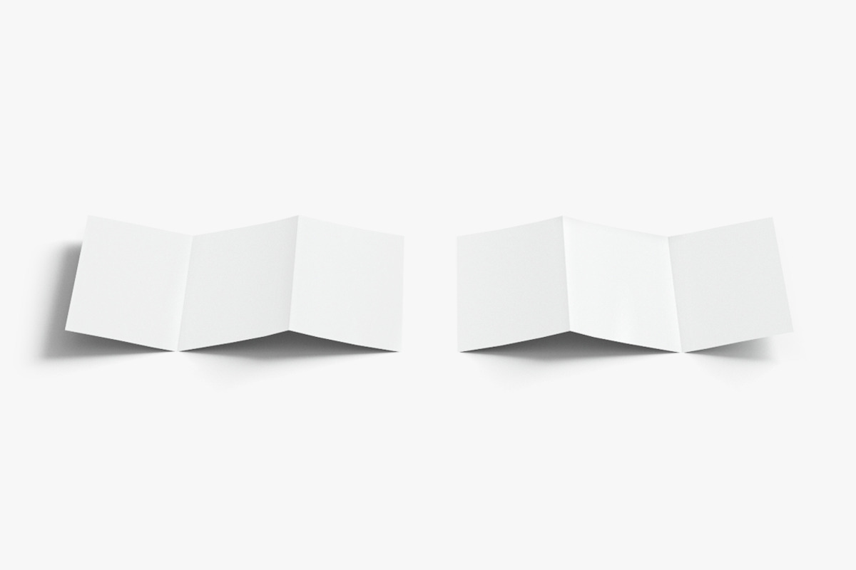 2 White Booklets Flyers 3DModel, an Object 3D Model by rebrandy (Photo 2 of 7)