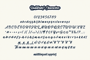 Hundrake Bold Script Font, a Script Font by Namara Creative Studio (Thumbnail 6 of 11)