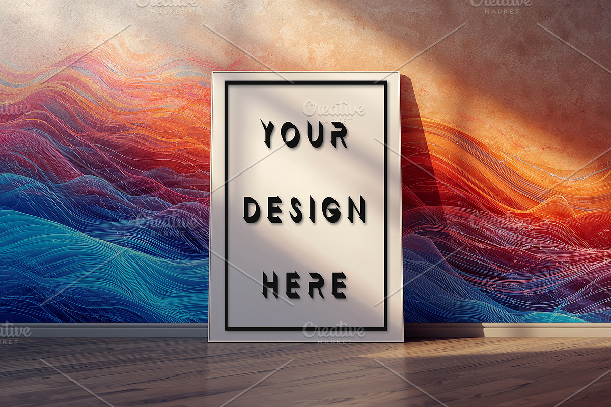 Wooden Frame Mockup Bundle, an Advertising Mockup by ForhadGFX (Photo 4 of 12)
