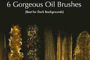 Metallic Oil Brushes for Procreate, a Brush Add-On by Luna Y Mar (Thumbnail 2 of 7)