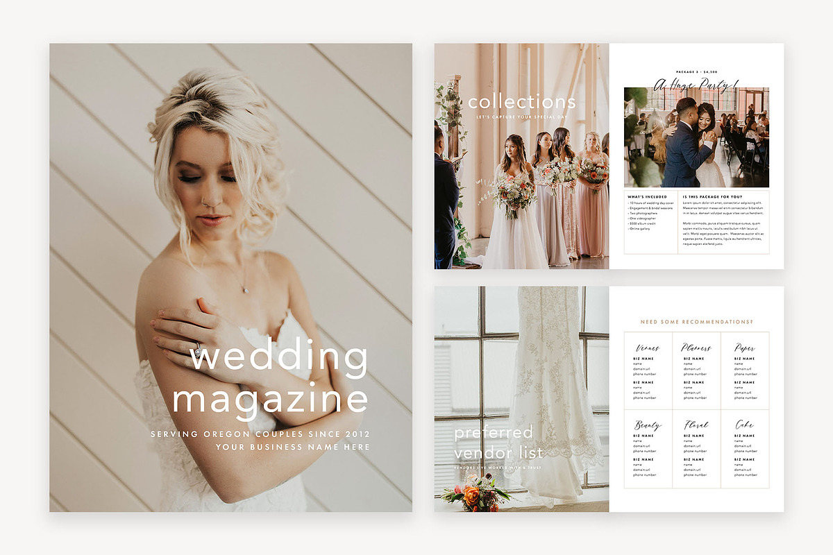 30-Page Wedding Photography Magazine, a Magazine Template by molly ho studio (Photo 1 of 7)