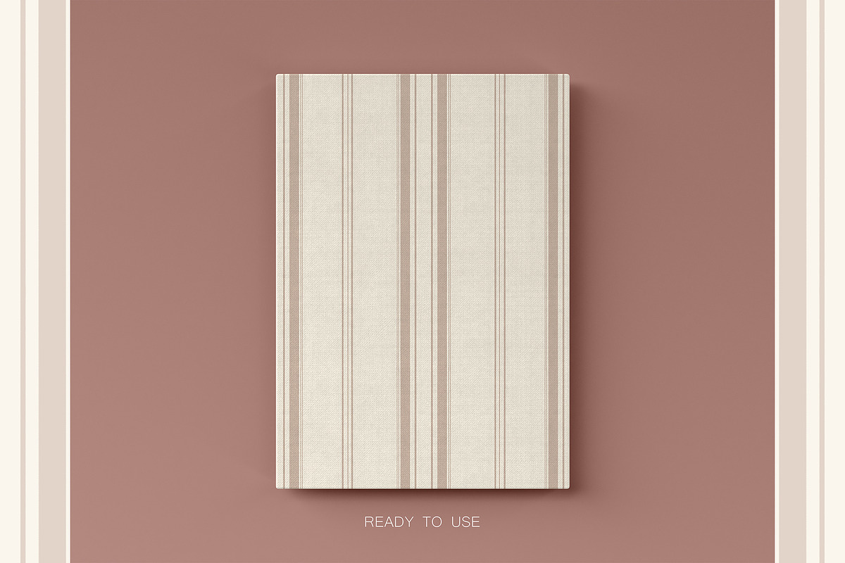 Ticking Stripe Seamless Patterns, a Pattern Graphic by NatalieArtsDenysenko (Photo 7 of 7)