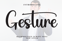 Gesture | Script Font