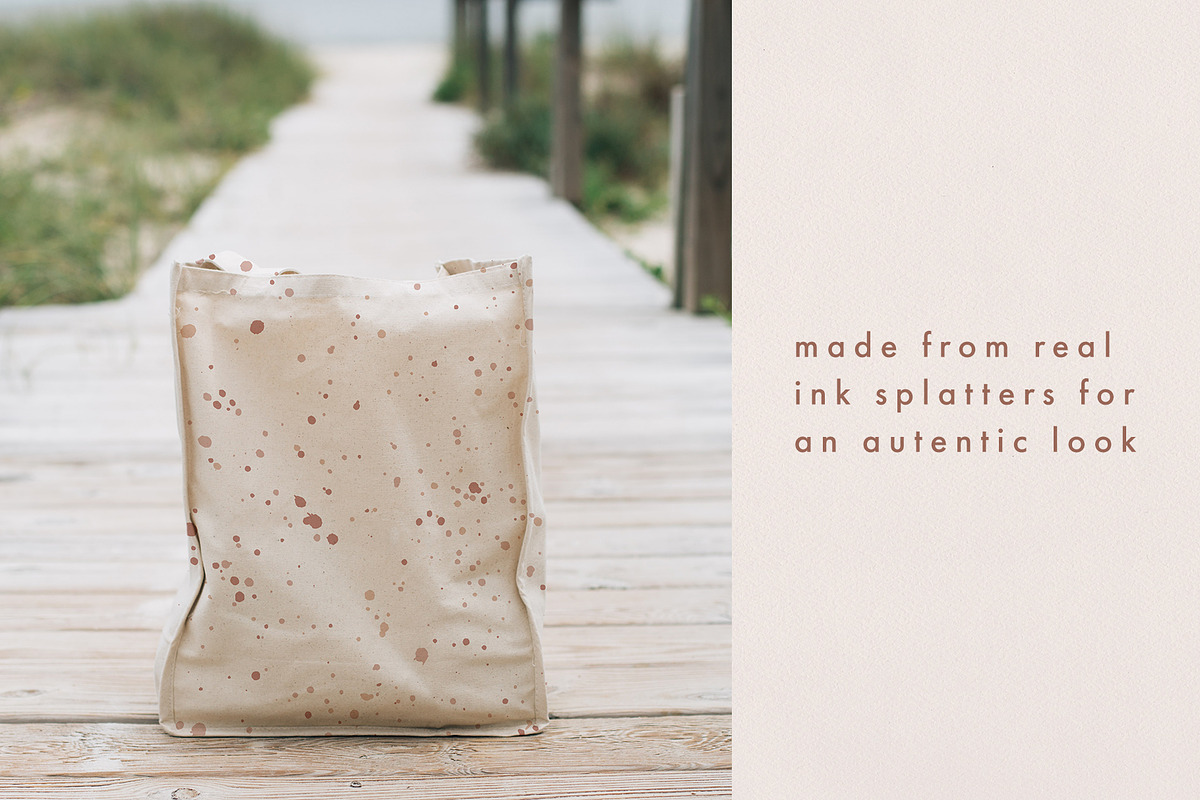 Ink Splatter Patterns Volume 001, a Pattern Graphic by Megs Lang (Photo 4 of 13)