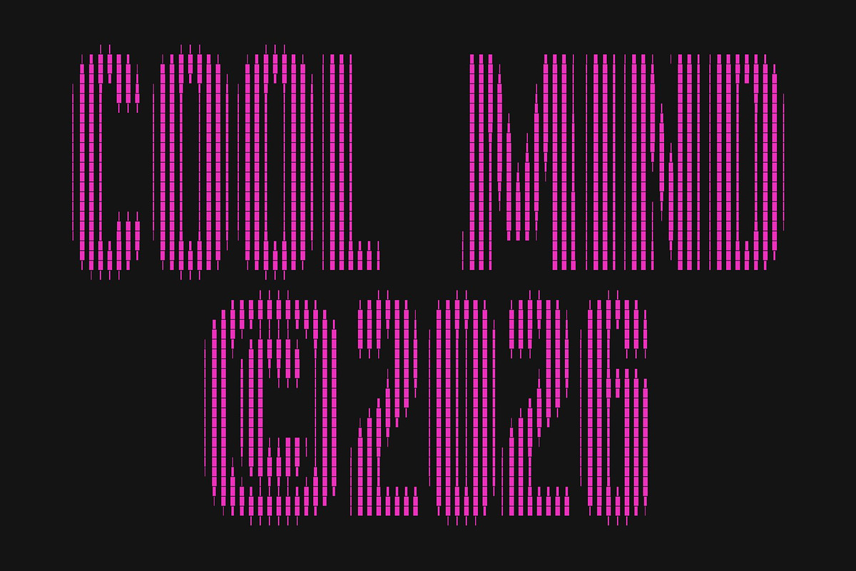 Blonden Slitscan, a Sans Serif Font by Craft Supply Co. (Photo 4 of 8)