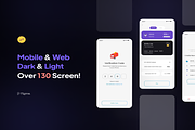 Messenger Mobile and Desktop App, an UI Kit Template by Digital_Fantasies (Thumbnail 4 of 8)