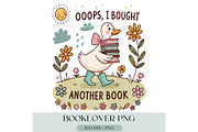 Oops I Bought Another Book PNG, an Illustration by TatiMockup (Thumbnail 2 of 6)
