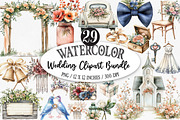 Wedding Clipart Bundle, an Illustration by Designking (Thumbnail 1 of 5)