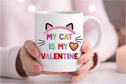 My Cat Is My Valentine PNG, an Illustration by DreamArtGraphic (Thumbnail 4 of 4)